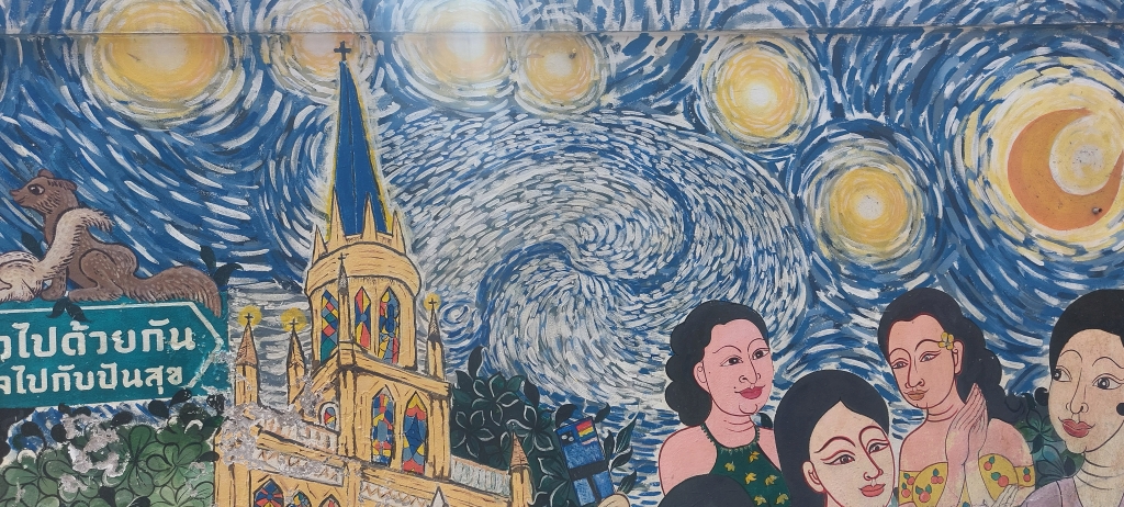 Mural in Talad Noi