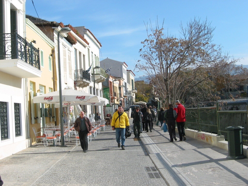 Athen im Winter