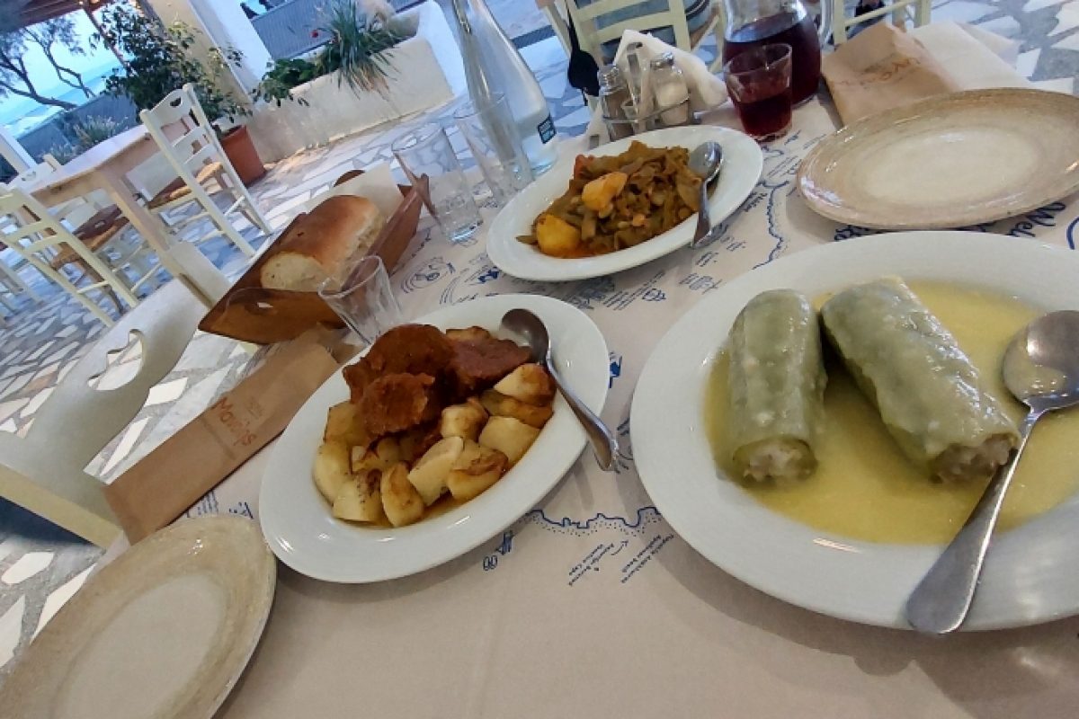 Abendessen bei Manolis