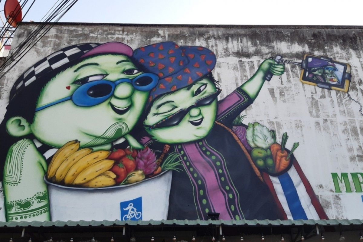 Mural in Chiang Mai